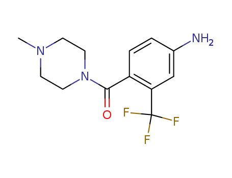 [4-Amino-2-(trifluoromethyl)phenyl](4-methyl-1-piperazinyl)methanone