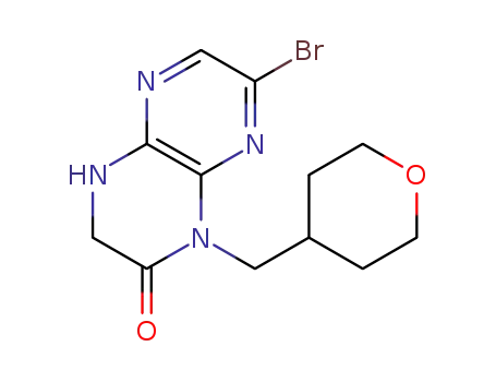 7-bromo-1-((tetrahydro-2H-pyran-4-yl)methyl)-3,4-dihydropyrazino[2,3-b]pyrazin-2(1H)-one