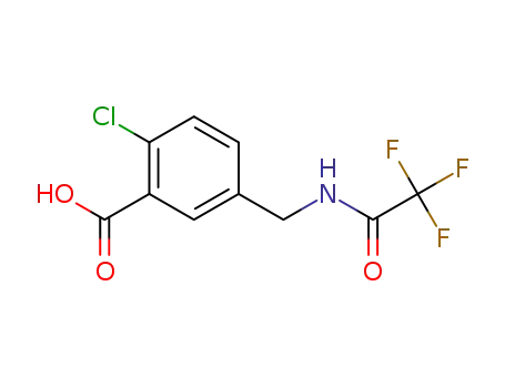 2-chloro-5-((2,2,2-trifluoroacetamido)methyl)benzoic acid