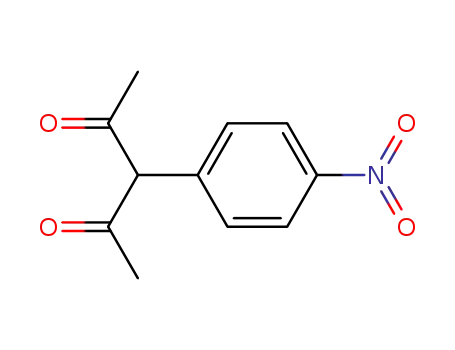Molecular Structure of 89185-83-1 (2,4-Pentanedione, 3-(4-nitrophenyl)-)