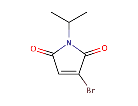 Molecular Structure of 909397-67-7 (1H-Pyrrole-2,5-dione, 3-bromo-1-(1-methylethyl)-)
