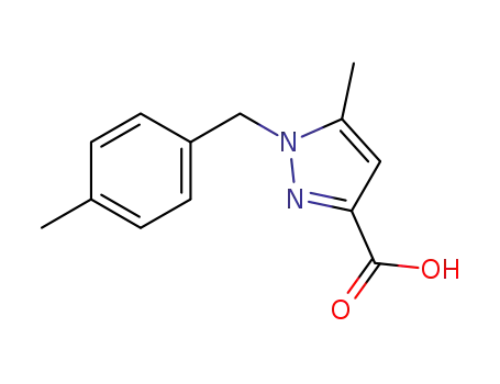 1H-Pyrazole-3-carboxylic acid, 5-methyl-1-[(4-methylphenyl)methyl]-