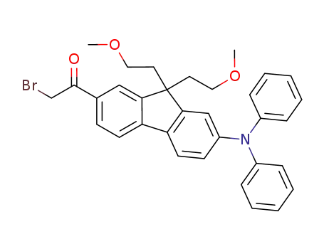 Ethanone,
2-bromo-1-[7-(diphenylamino)-9,9-bis(2-methoxyethyl)-9H-fluoren-2-yl]-