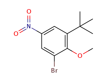 1-bromo-3-tert-butyl-2-methoxy-5-nitrobenzene