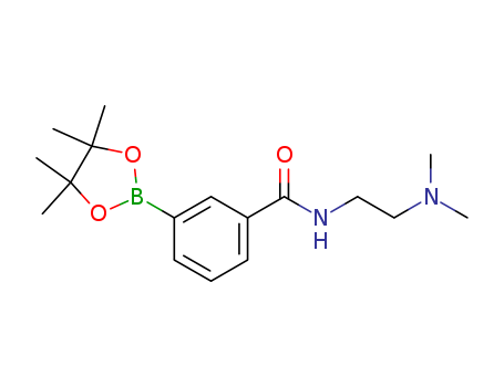 N-(2-(DiMethylaMino)ethyl)-3-(4,4,5,5-tetraMethyl-1,3,2-dioxaborolan-2-yl)benzaMide