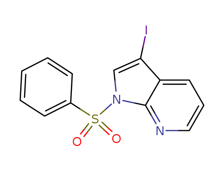 1-Benzenesulfonyl-3-iodo-1h-pyrrolo[2,3-b]pyridine