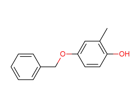 Molecular Structure of 53325-49-8 (4-(BENZYLOXY)-2-METHYLPHENOL)