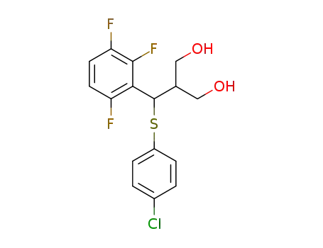 2-[(4-chloro-phenylsulfanyl)-(2,3,6-trifluoro-phenyl)-methyl]-propane-1,3-diol