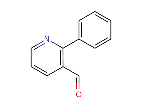 Molecular Structure of 74796-19-3 (2-Phenylpyridine-3-carboxaldehyde)