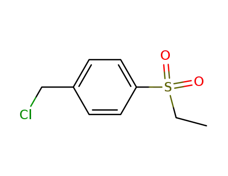 Molecular Structure of 917396-46-4 (Benzene, 1-(chloromethyl)-4-(ethylsulfonyl)-)