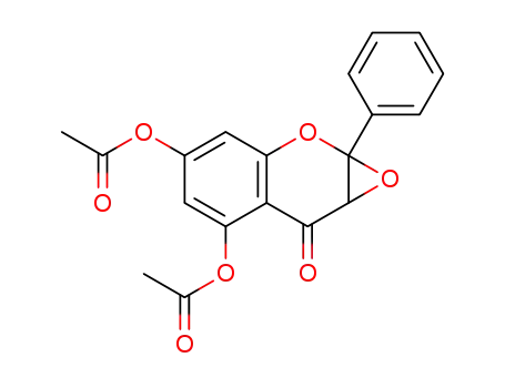 7-oxo-1a-phenyl-7,7a-dihydro-1aH-oxireno[2,3-b]chromene-4,6-diyl diacetate