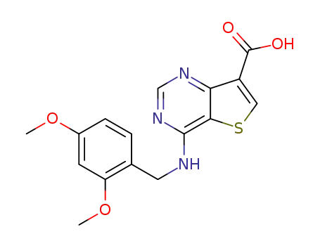 4-((2,4-dimethoxybenzyI)amino)thieno[3,2-d]pyrimidine-7-carboxylic acid