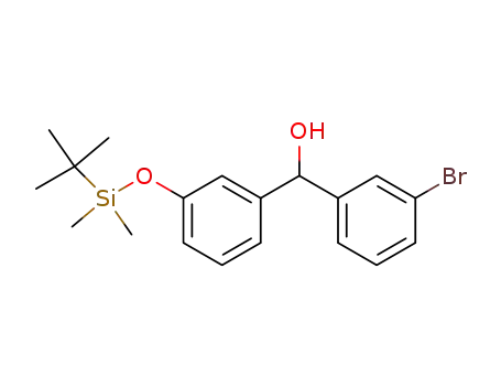 Benzenemethanol,
3-bromo-a-[3-[[(1,1-dimethylethyl)dimethylsilyl]oxy]phenyl]-