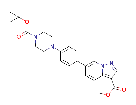 methyl 6-(4-piperazin-1-ylphenyl)pyrazolo[1,5-a]pyridine-3-carboxylate