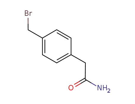 Molecular Structure of 847486-99-1 (2-(4-broMoMethyl-phenyl)-acetaMide)
