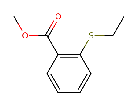 Molecular Structure of 3795-78-6 (2-ethylsulfanyl-benzoic acid methyl ester)