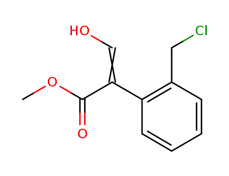 methyl 2-(2-chloromethylphenyl)-3-hydroxyacrylate