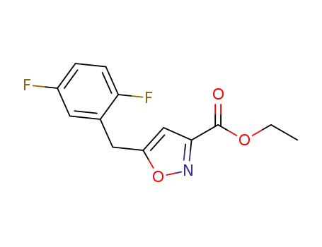 ethyl 5-(2,5-difluorobenzyl)isoxazole-3-carboxylate