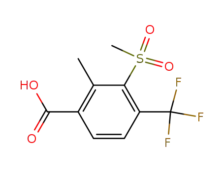 2-methyl-3-(methylsulfonyl)-4-(trifluoromethyl)benzoic acid