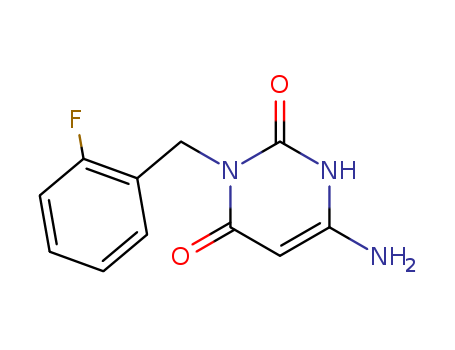 2,4(1H,3H)-Pyrimidinedione,6-amino-3-[(2-fluorophenyl)methyl]-