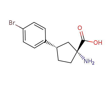 (1R,3S)-1-amino-3-(4-bromophenyl)cyclopentanecarboxylic acid