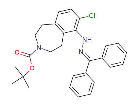 3H-3-Benzazepine-3-carboxylic acid,  7-chloro-6-[2-(diphenylmethylene)hydrazinyl]-1,2,4,5-tetrahydro-,  1,1-dimethylethyl ester