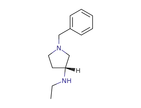 Molecular Structure of 115445-21-1 (1-BENZYL-3-(ETHYLAMINO)PYRROLIDINE)