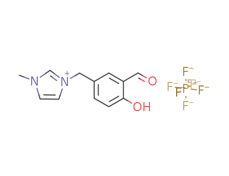 1-(3-formyl-4-hydroxybenzyl)-3-methylimidazolium hexafluorophosphate