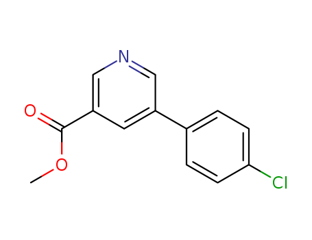 methyl-5-(4-chlorophenyl)pyridine-3-carboxylate