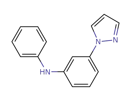 N-[3-(1-pyrazolyl)phenyl]aniline