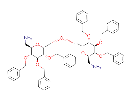6,6'-diamino-2,3,4,2',3',4'-hexa-O-benzyl-6,6'-dideoxy-α,α-trehalose