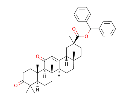benzhydryl (2S,4aS,6aS,6bR,8aR,12aS,12bR,14bR)-2,4a,6a,6b,9,9,12a-heptamethyl-10,13-dioxo-1,2,3,4,4a,5,6,6a,6b,7,8,8a,9,10,11,12,12a,12b,13,14b-icosahydropicene-2-carboxylate