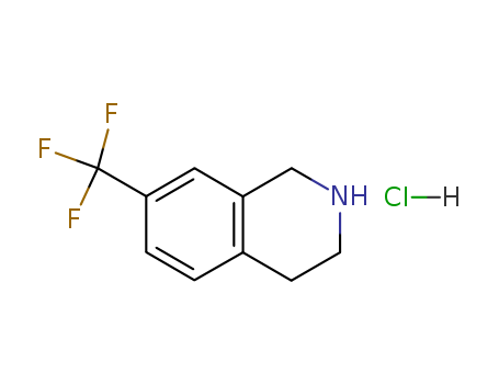 Isoquinoline, 1,2,3,4-tetrahydro-7-(trifluoromethyl)-, hydrochloride