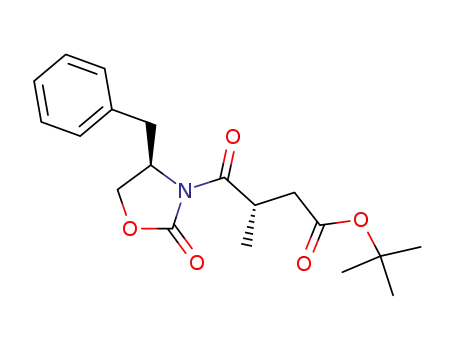 (S)-tert-butyl 4-((S)-4-benzyl-2-oxooxazolidin-3-yl) -3-Methyl-4-oxobutanoate