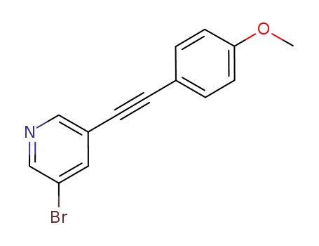 3-bromo-5-[(4-methoxyphenyl)ethyny]pyridine