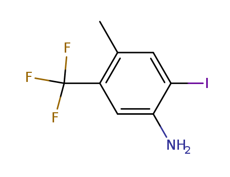 2-IODO-4-METHYL-5-(TRIFLUOROMETHYL)ANILINE