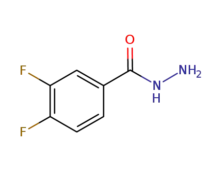 Molecular Structure of 229957-07-7 (3,4-DIFLUOROBENZOIC ACID HYDRAZIDE)