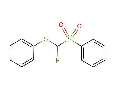 α-fluoro-α-phenylthio-α-phenylsulfonylmethane