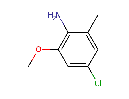 Molecular Structure of 644961-69-3 (4-chloro-2-methoxy-6-methylphenylamine)