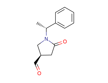 (R)-5-Oxo-1-((R)-1-phenylethyl)pyrrolidine-3-carbaldehyde