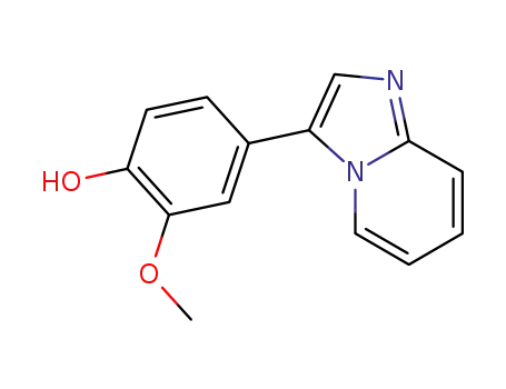 3-(4-hydroxy-3-methoxyphenyl)imidazo[1,2-a]pyridine