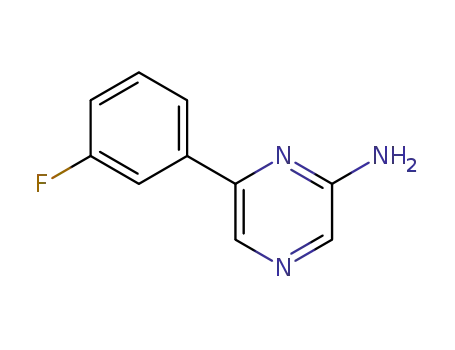 2-Pyrazinamine, 6-(3-fluorophenyl)-