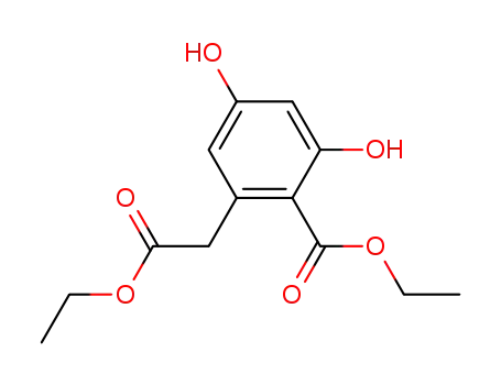 ethyl 2-(2'-ethoxyoxoethyl)-4,6-dihydroxybenzoate