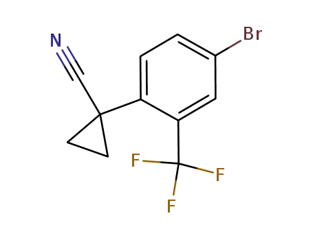 Cyclopropanecarbonitrile, 1-[4-bromo-2-(trifluoromethyl)phenyl]-