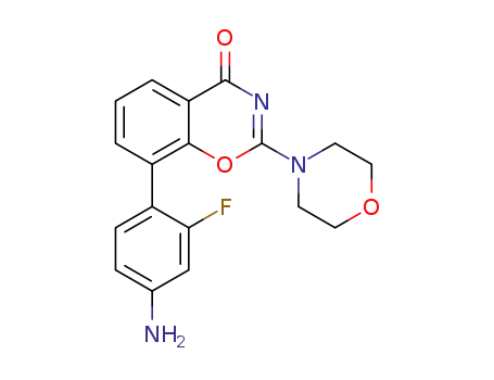 8-(4-amino-2-fluorophenyl)-2-morpholin-4-yl-benzo[e][1,3]oxazin-4-one