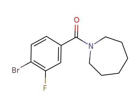 azepan-1-yl-(4-bromo-3-fluoro-phenyl)-methanone