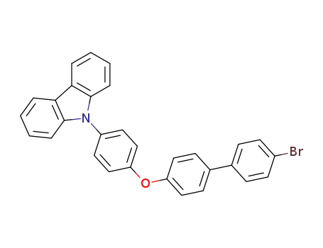 9-(4-(4-bromobiphenyl-4-yloxy)phenyl)-9H-carbazole