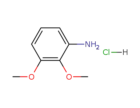 Molecular Structure of 69799-28-6 (Benzenamine, 2,3-dimethoxy-, hydrochloride)