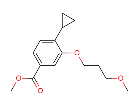 4-cyclopropyl-3-(3-methoxy-propoxy)-benzoic acid methyl ester