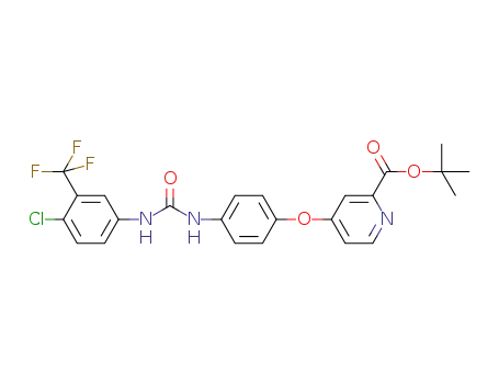 tert-butyl 4-(4-(3-(4-chloro-3-(trifluoromethyl)phenyl)ureido)phenoxy)picolinate